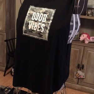 Camo tank with bra/ bra cover